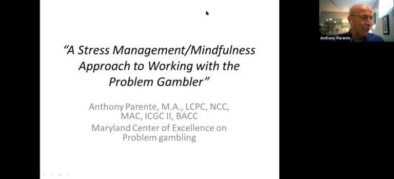 A Stress Management/Mindfulness Approach to Working with the Problem Gambler