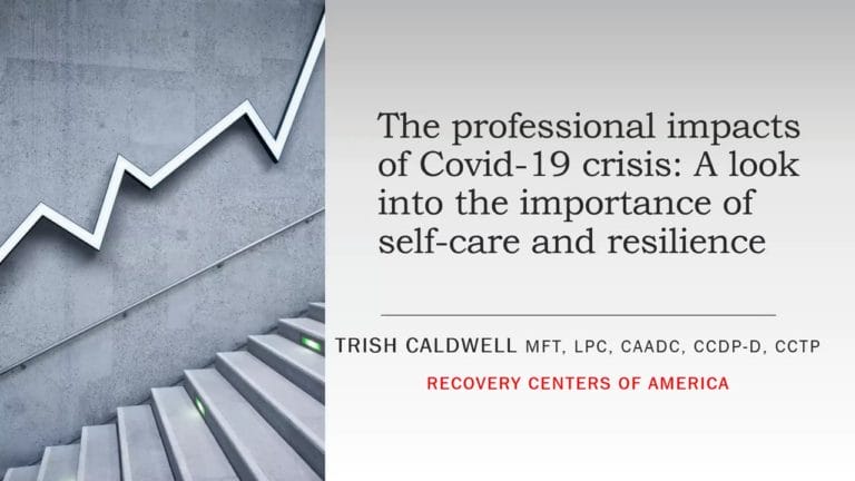 The Professional Impacts of the COVID-19 Crisis: A Look into the Importance of Self-Care and Resilience